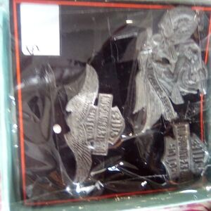 Harley-Davidson Silver Brooch Set